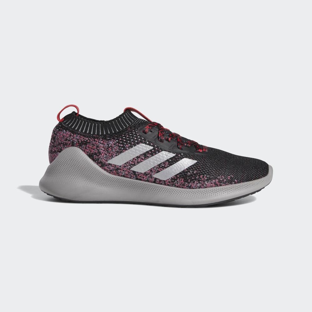 Adidasi Alergare Adidas Purebounce+ Barbati Romania - Negrii/Argintii Metal/Rosii Inchis F36925